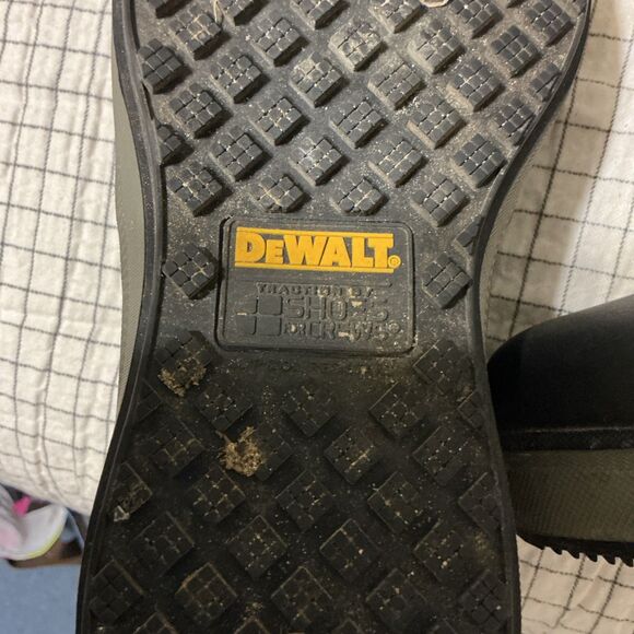 DEWALT Men's Work Steel Toe Shoes Black Work Safety Shoes Size 7 - Picture 8 of 11